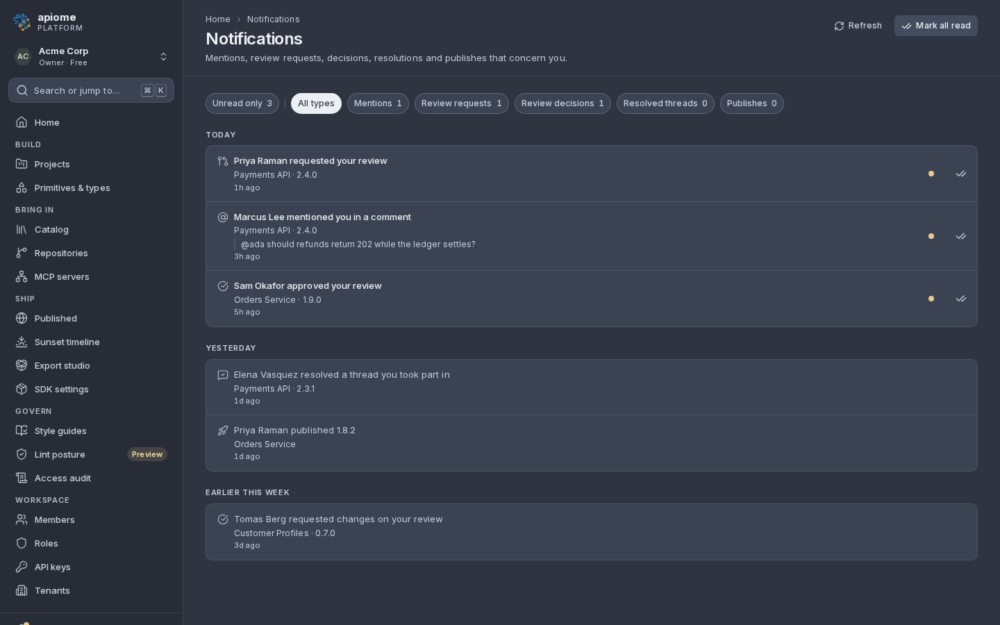 The Nord theme: slate-blue surfaces with frosty ink